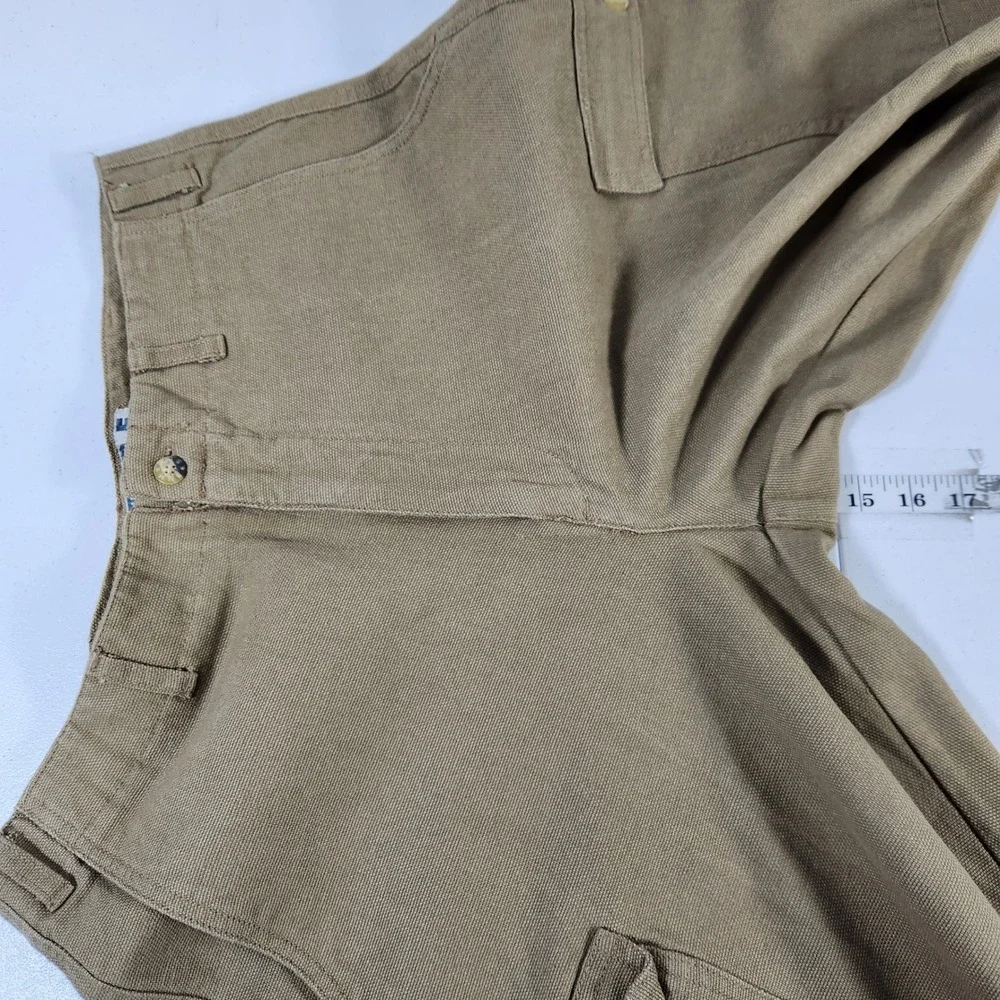 Bum‎ Equipment Mens Tan Cargo Pants Size 34x31 100 Percent Cotton Khaki Utility - Picture 6 of 11